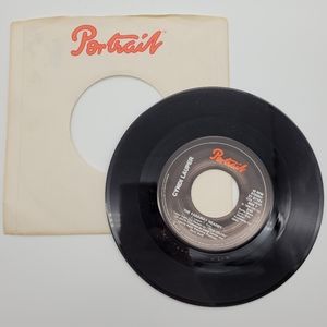 VINTAGE 45 7" VINYL RECORD | Cindi Lauper "Blue Boy" & "The Faraway Nearby"